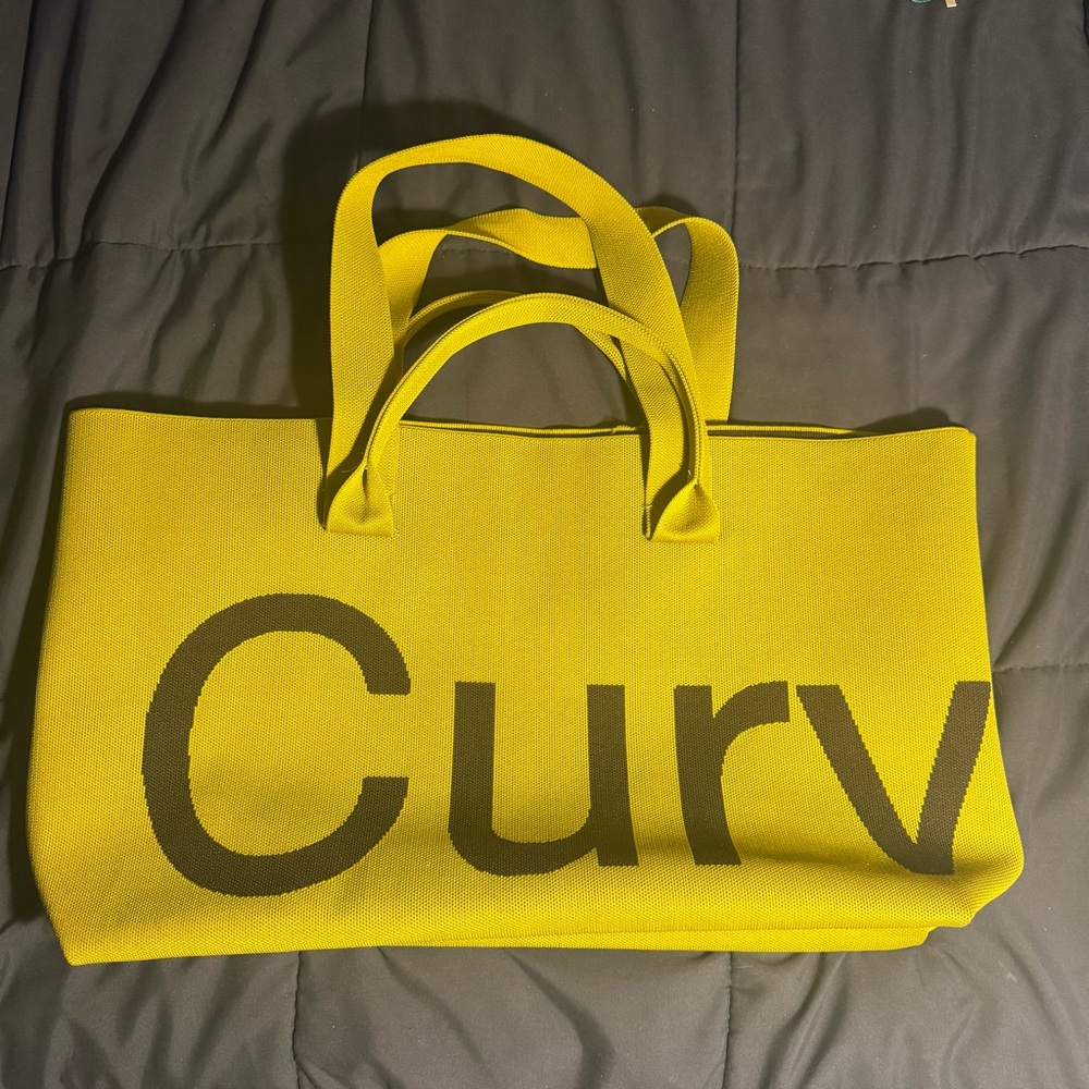 Curves by Sean Brown Lemongrass Tote Bag